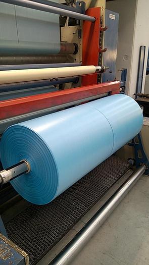 Used KIEFEL COMPEX 80SA/27D Monolayer blown film complete line for LDPE and HDPE