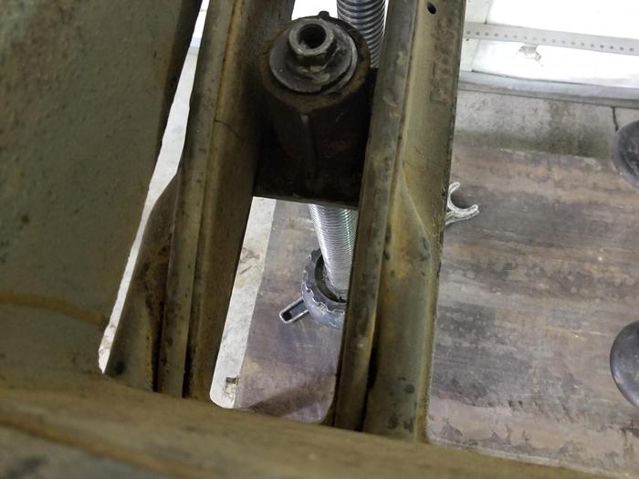 Used Charles E Francis 25" x 66" Manual Veneer Press