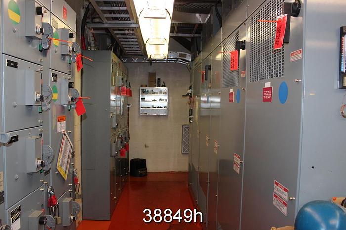 Used Beloit SFM Slitter Rewinder, 7500 Fpm, 90" Max Unwind Diameter, 60" Rewind #38849