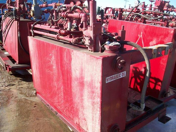 Used Shop Built 3 Station Closing Unit / Accumulator