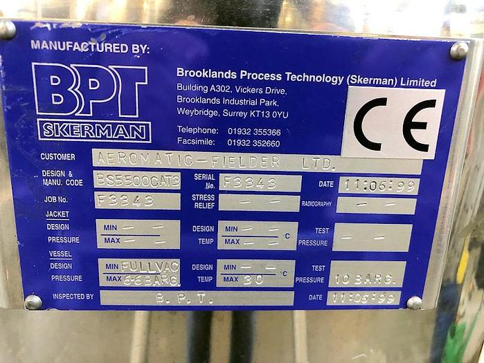 Used X 14907 E - Solutions Pressure Vessel BPT 100 L