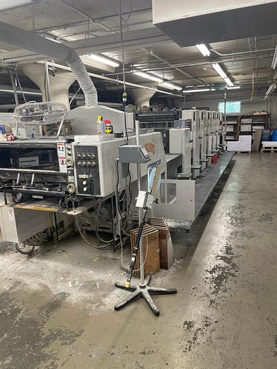 Used 1999 Shinohara 74IIP+C 6 color with coater