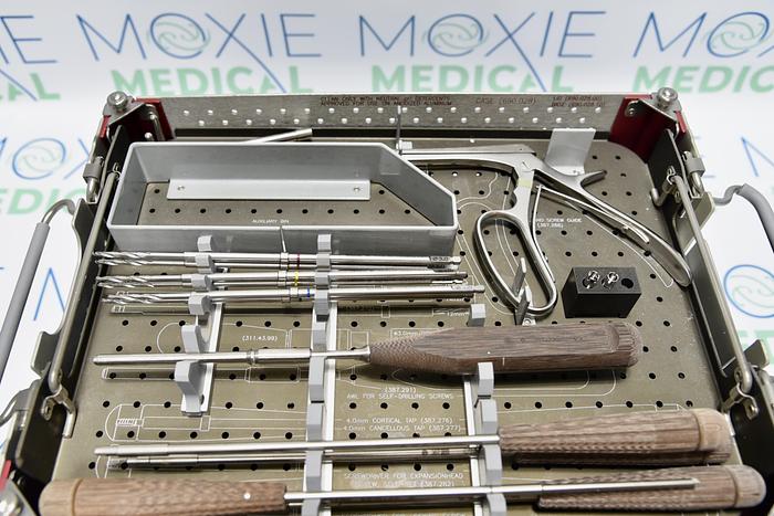 Used Synthes Cervical Spine Locking Plate System Instrument Set, In-Stock