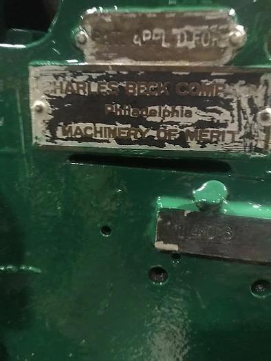 Used 45" BECK SINGLE ROTARY KNIFE SHEETER