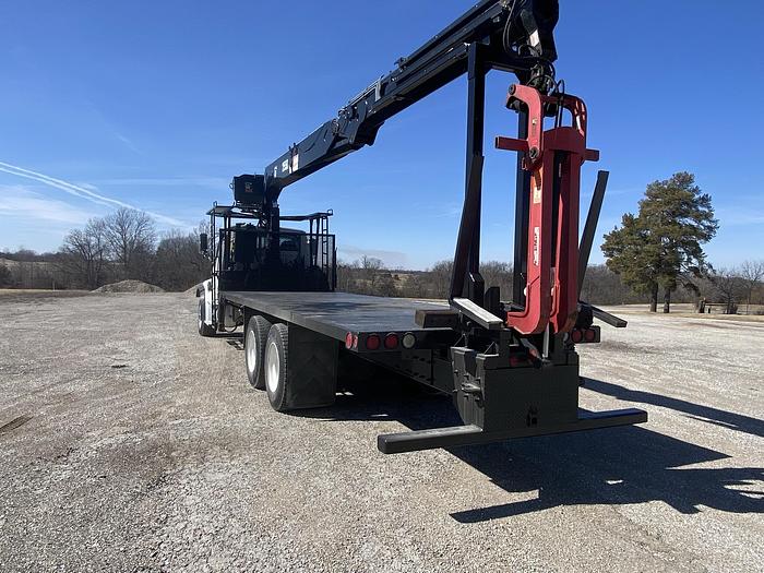 Used 2006 Sterling Flatbed Hiab Crane Truck