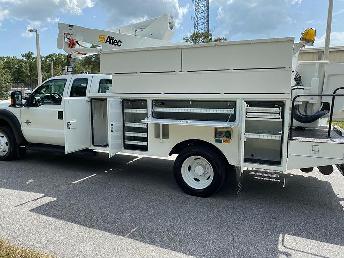 Used 2011 Ford F550 4x4 Extended Cab Altec AT37G 42ft Bucket Truck - P89432