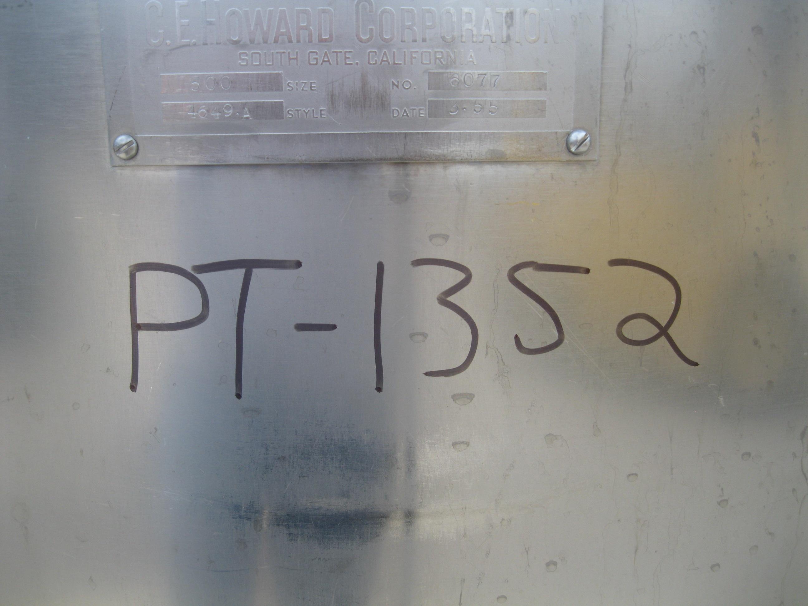 Used 500 GALLON VAT PASTEURIZER. WITH USED COMPONENTS