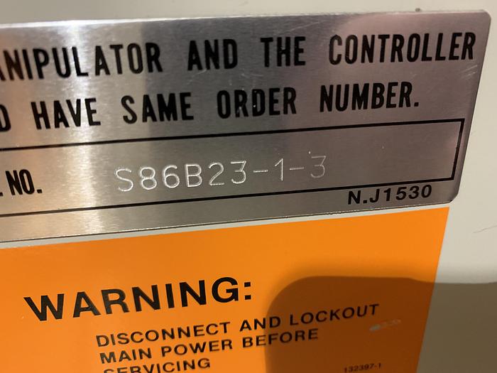 Used MOTOMAN UP50N (HP50) 50KG X 2046MM REACH 6 AXIS CNC ROBOT WITH NX100 CONTROL