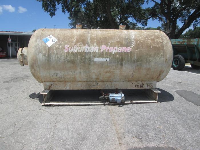 Used 1800 Gallon Propane Tank on a Skid