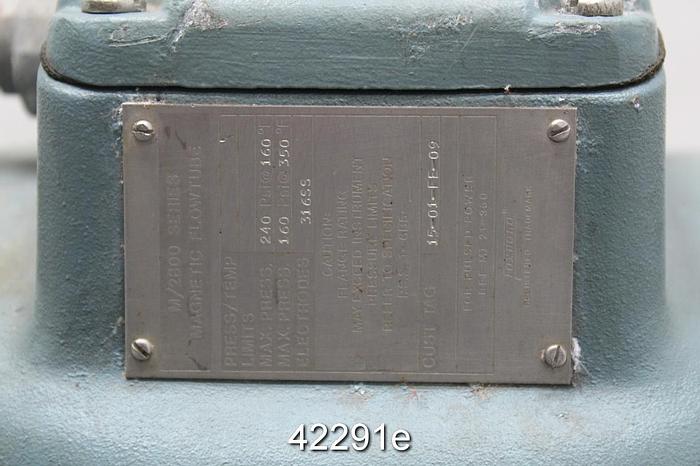 Used Foxboro 2804-SABA-TSA-G 4" Magnetic Flow Tube #42291