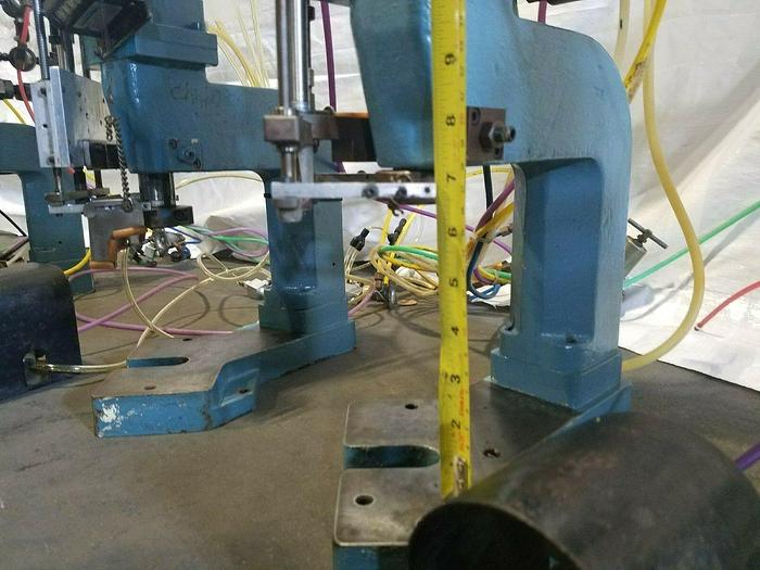 Used Hugold Air Press Stamping Assembly Press Pneumatic in Unknown Condition