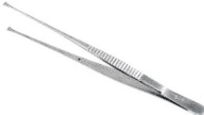 Used Forceps Tissue Lung Adhesion Nelson with Wide Ends and Non Tearing Teeth 228mm (9in)
