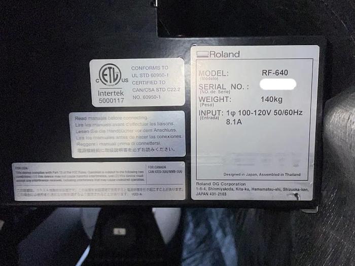 Used 2016 Roland RF-640