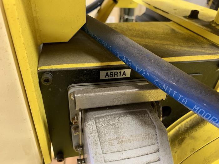 Used 2012 HYUNDIA MODEL HX400 400KG X 2573MM H REACH WITH Hi5-N80U CONTROLLER HX400 6 AXIS CNC ROBOT