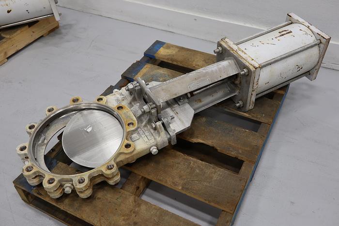Used Fabri-valve 12" Air Operated Knife Gate Valve #44171