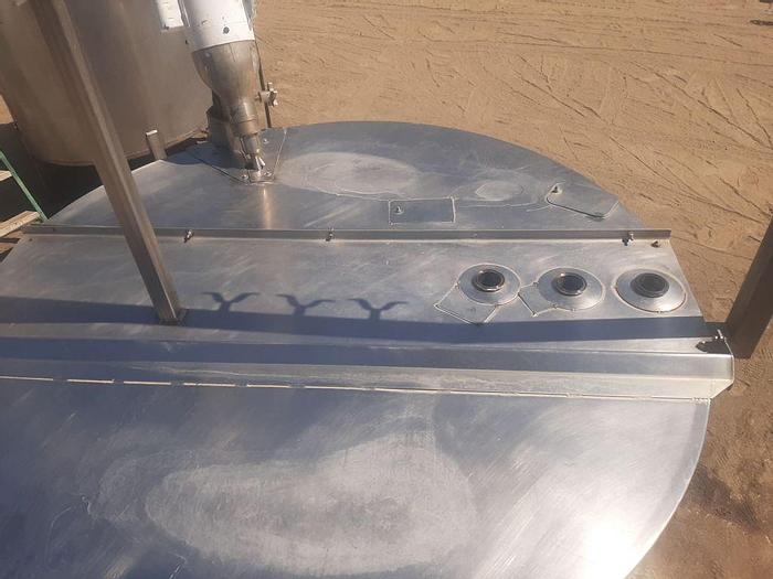 Used Tank, 600 Gallon, 316 S/st, Agit, Cone Btm #S744469