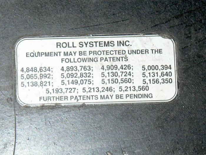 Used Roll Systems Inc, RSI 503176 Cutter w/ 503799 Fan Unit & Bin  Tested Working