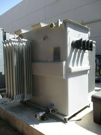 Used ABB 2500/ KVA 13800 TO 480Y/277 VOLTS OIL INSULATED UNIT SUBSTATION TRANSFORMER