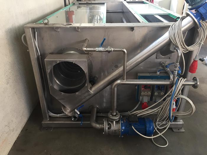 WASHING TANK WITH FILTERING SYSTEM FROM 50 mc/h AND WATER RECOVERY COSTFER