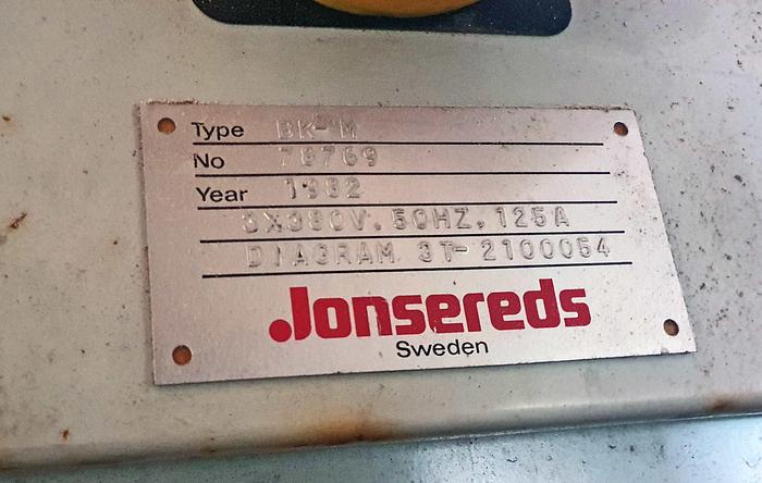Used 1982 Vertical Resaw Jonsered BK-M Horizontal