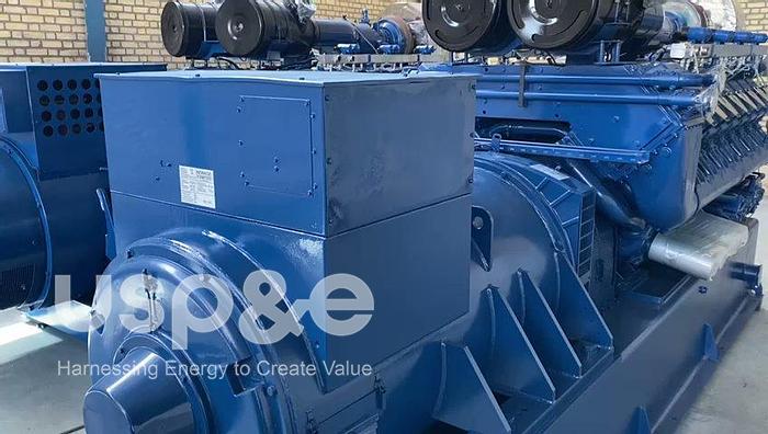 Used 2 MW 2014 Used MWM TCG2020V20 Natural Gas Generator
