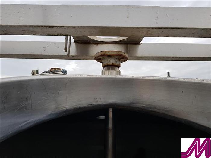 Used 3,000 Litre Stainless Steel Jacketed Tank