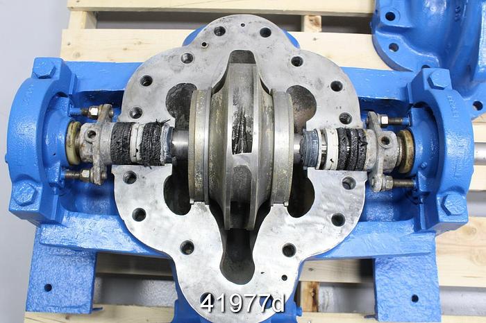 Used Goulds 3405 4x6x11 Split Case Pump, SS Casing, 4-Vane 9.375" Impellers #41977