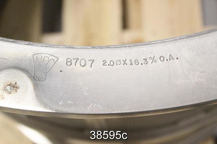 Unused Black Clawson P24 Pressure Screen Basket, 0.079" Holes #38595