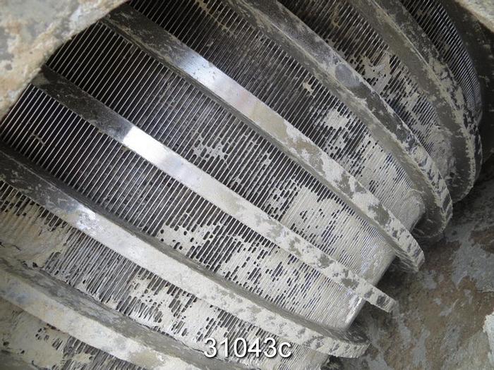 Used Beloit UF24 Low Pulse Horizontal Pressure Screen #31043