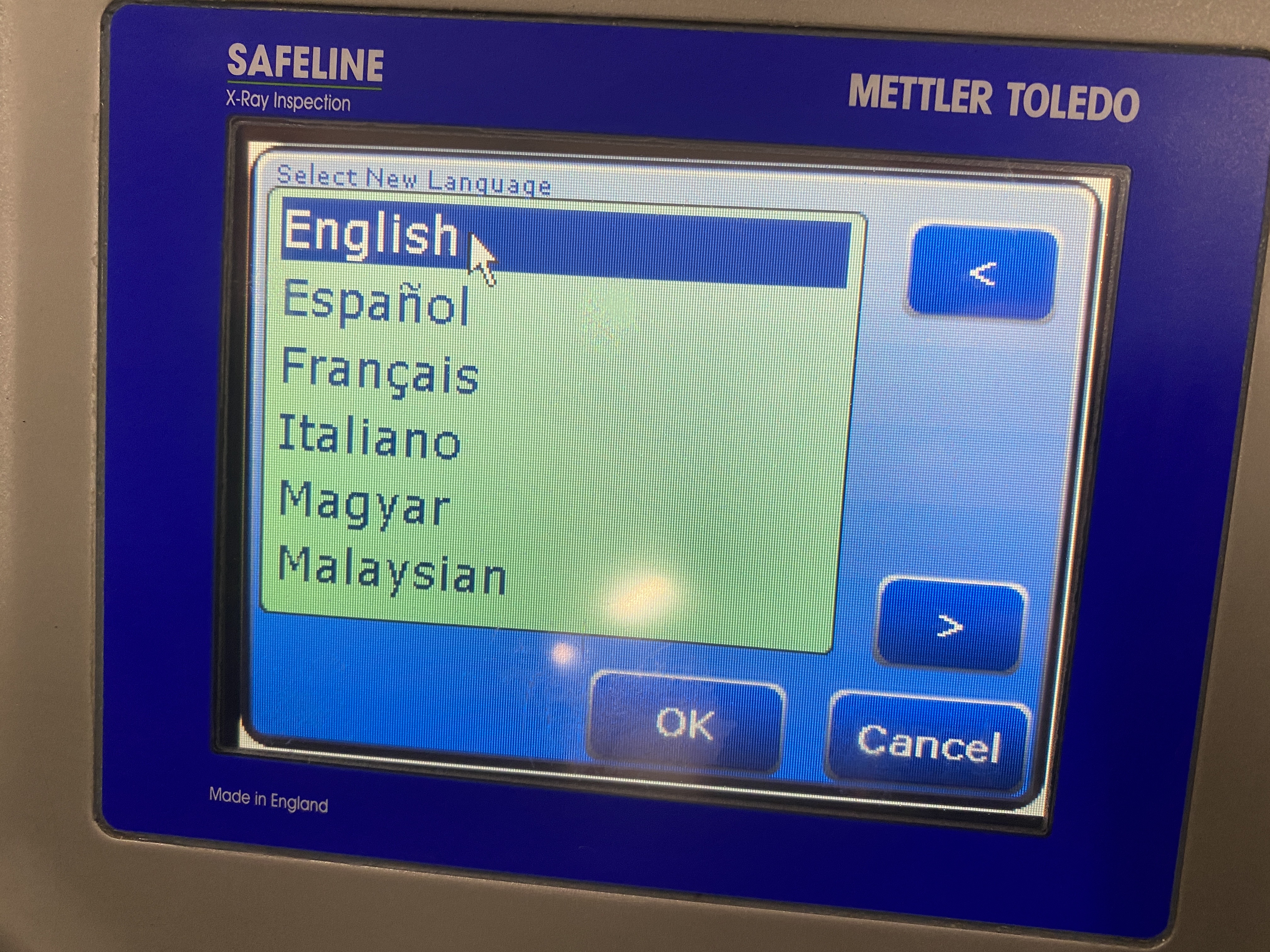 Used Mettler Toledo X-ray ADV 3