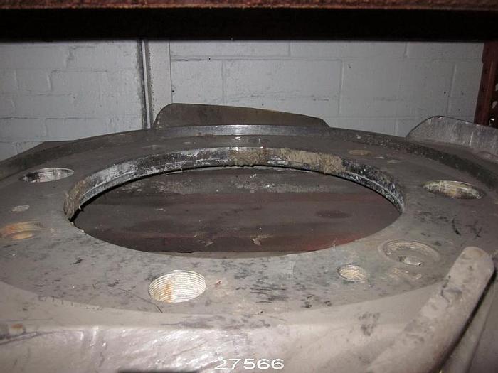 Used Black Clawson VOKES Black Clawson 57" Vokes Rotor For 3-Piece Hub, 2 1/2" Tall, Power Saver Vanes. #27566