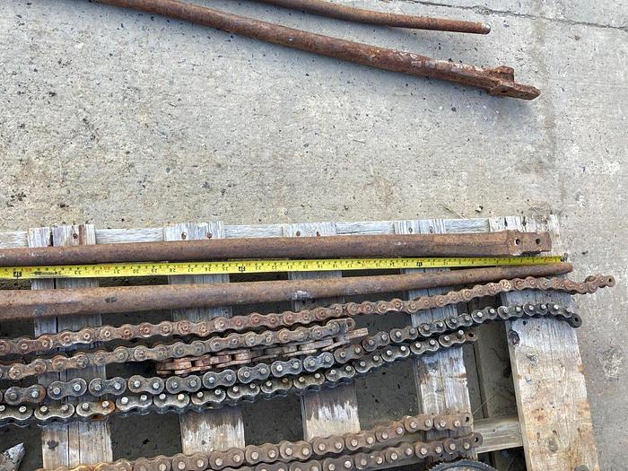 Used Chain Pipe Wrench Vise Tong Components Package