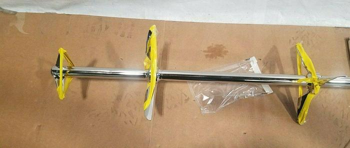 Used NEW Mixing Mixer Shaft Multi Stage Pharmaceutical Stainless Steel Blades & Shaft