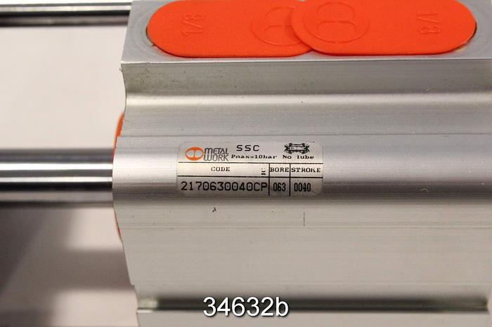 Unused Metal Work Hydraulic Cylinder, 2170630040CP, 63mm Bore, 40mm Stroke #34632