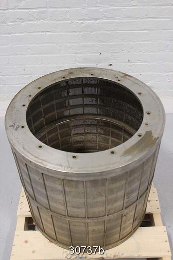 Used Fiberprep SPM600 Pressure Screen Basket #30737