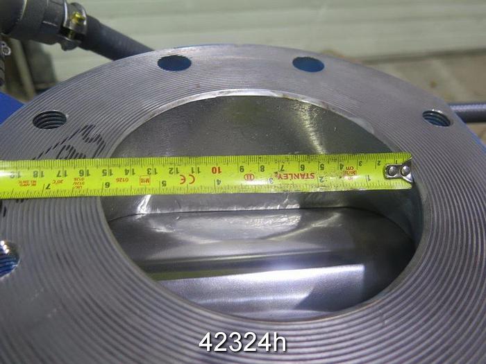 Used 6" Refurbished Dezurik Basis Weight Valve/PVC #42324