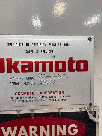 Used 1996 Okomoto DX 1224