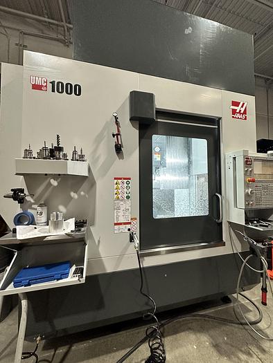 Used 2022 HAAS UMC-1000 5-Axis 15,000 RPM Machining Center