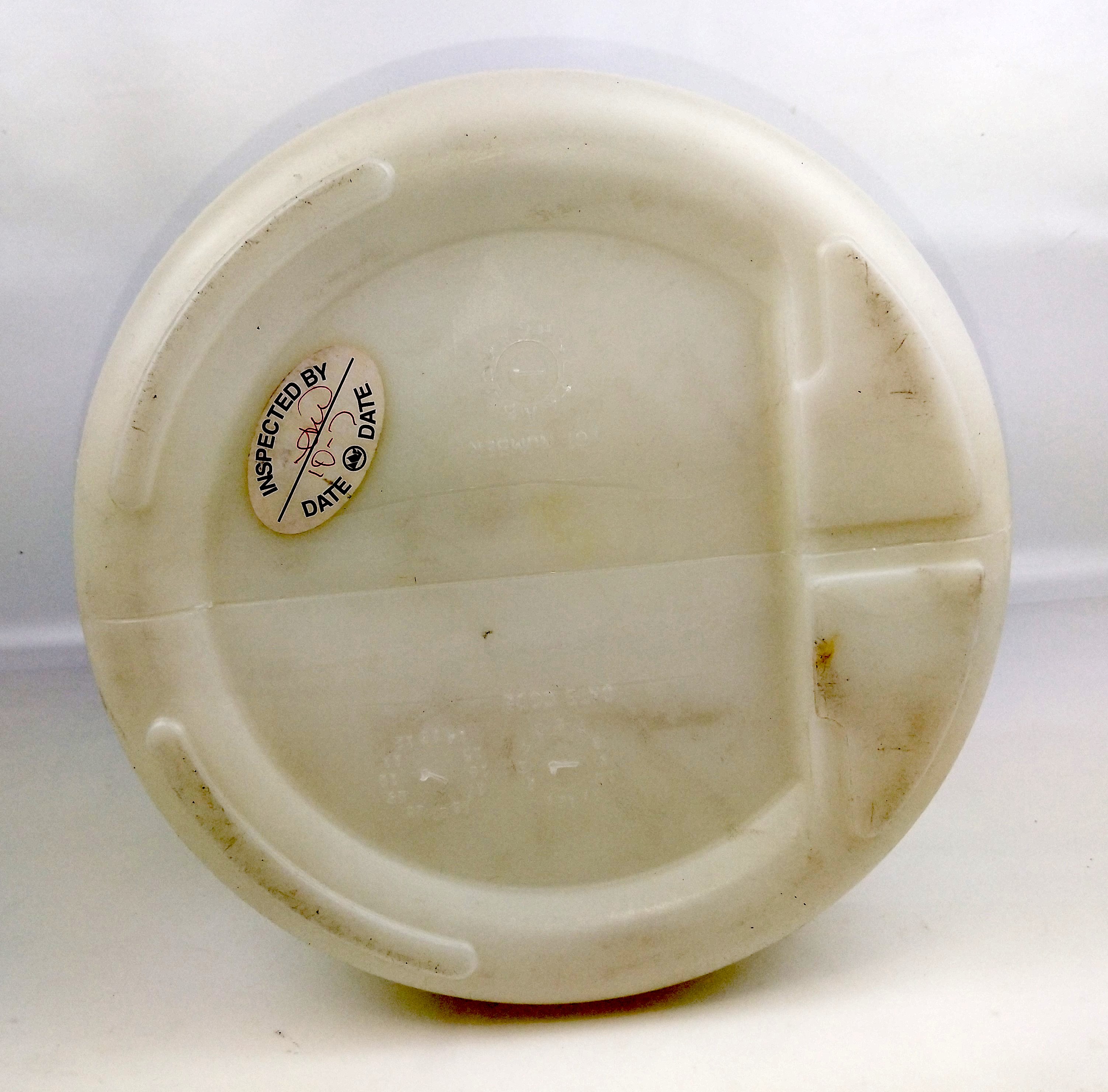 New Open Box (1500) Justrite Translucent Liquid Disposal Cans, 5 Gal