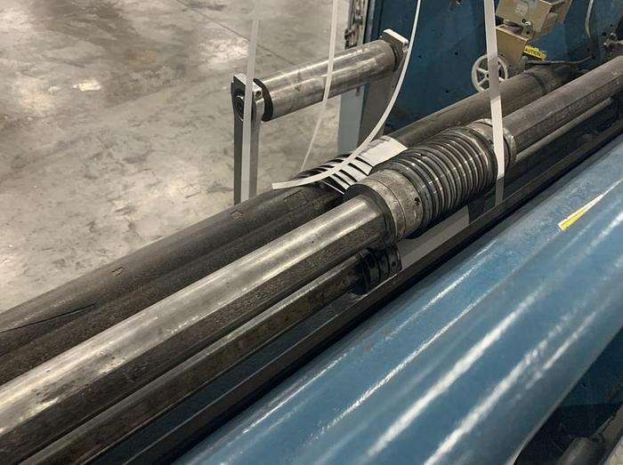 Used 45" WIDE DUSENBERY MODEL 815 DUPLEX SLITTER REWINDER 24" REWIND DIAMETERS