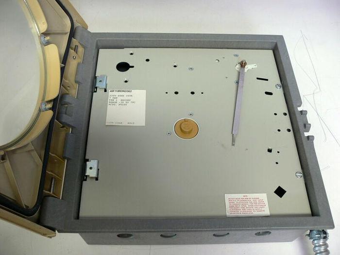 Used Honeywell Hotpack AR15BDN2062 7 Day Circular Temperature Chart Recorder w/Probe