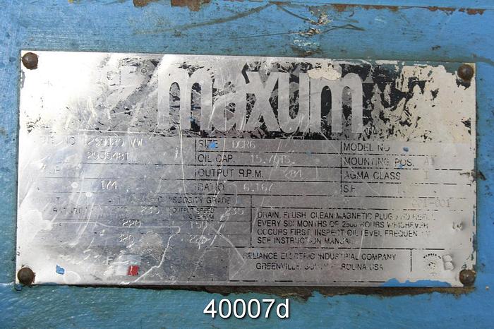 Used Dodge DCR6 Gear Drive #40007