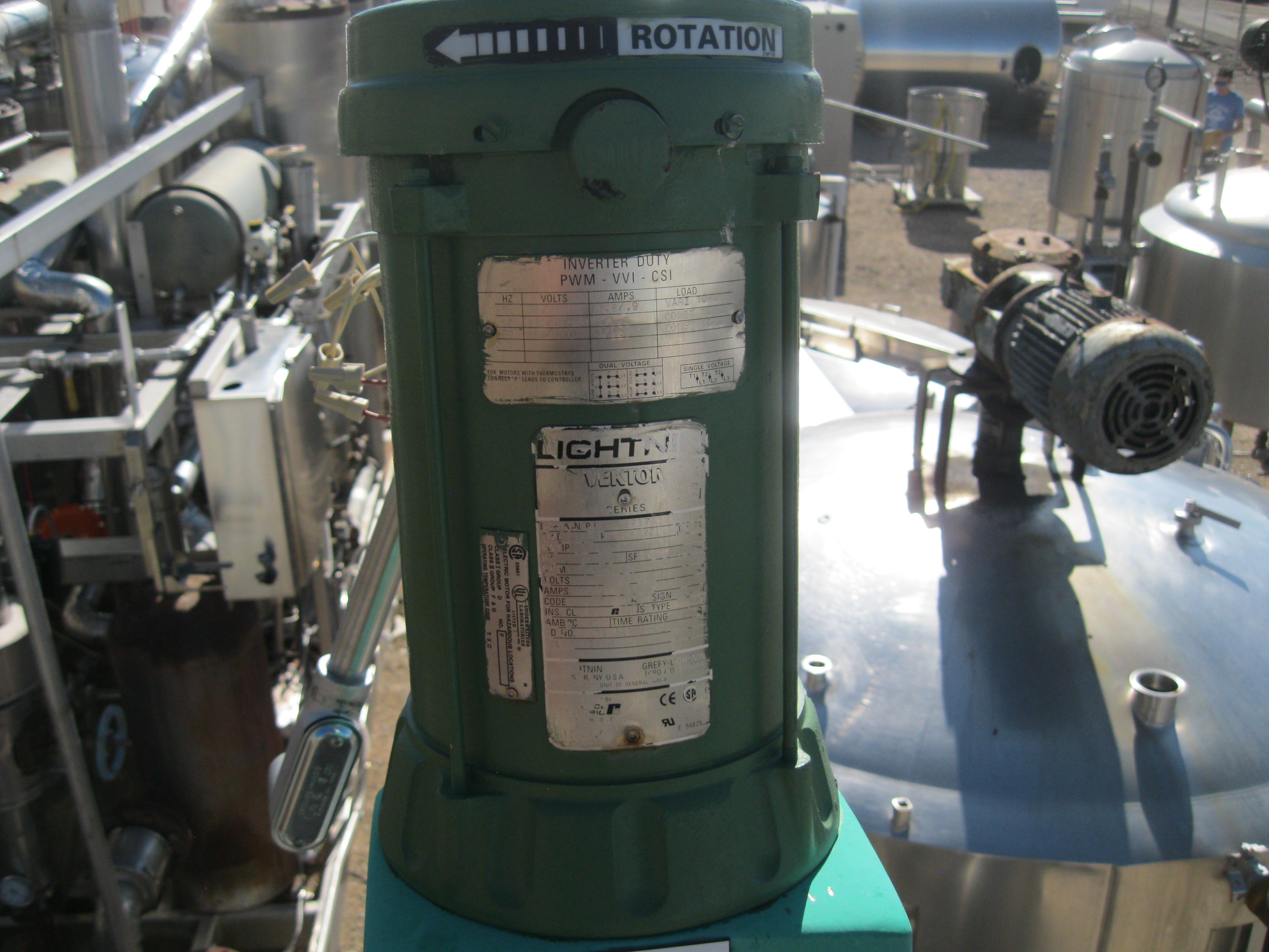 Refurbished 500 GALLON PRESSURE/VACUUM MIX TANK
