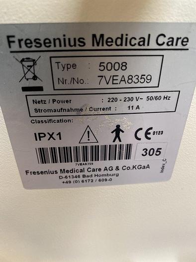 D'occasion Fresenius Medical Care 5008 Cordiax Dialysegerät