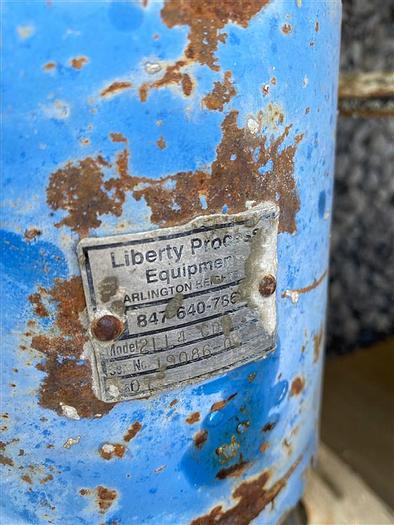 Used Liberty Process Equipment Grout Mixer and Pump