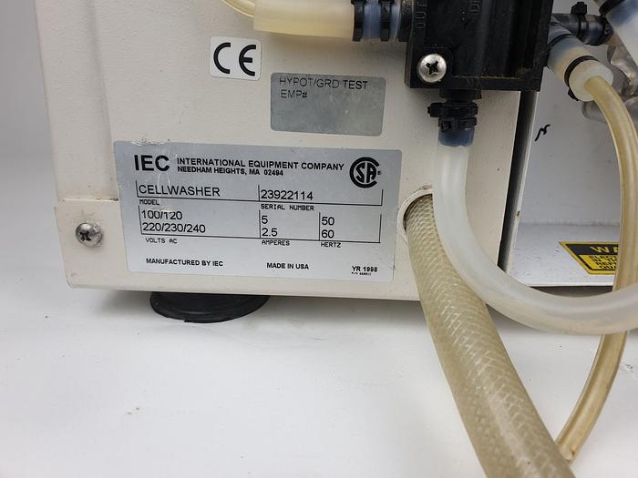 Used IEC CellWasher Centrifuge
