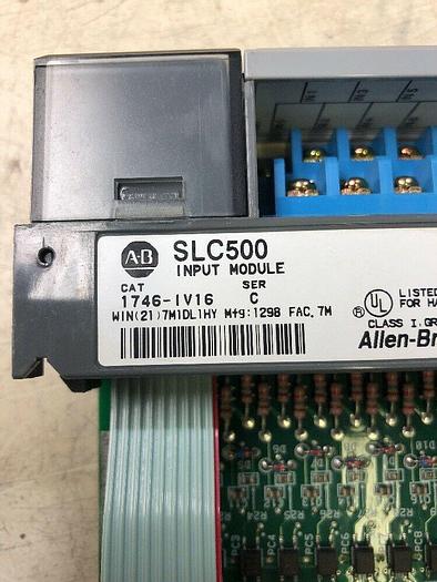 Used ALLEN BRADLEY 1746-IV16 SLC 500 SER C 10-30V-DC INPUT