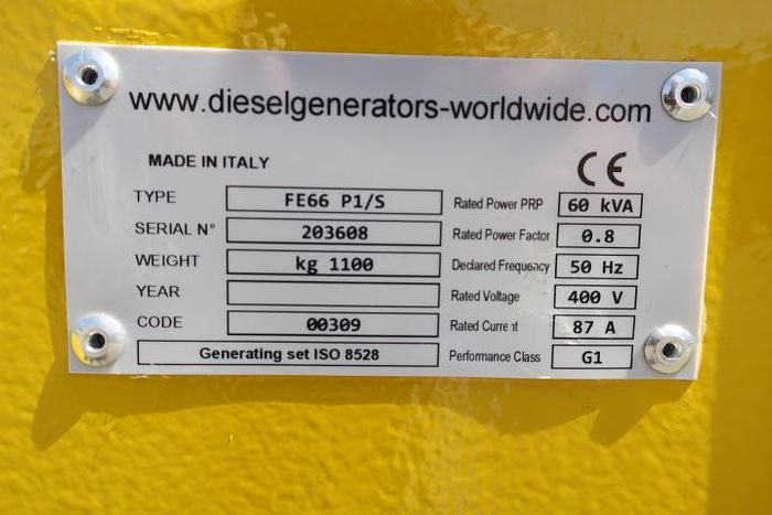 2017 Perkins KVA: 60