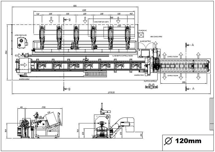New F&P Ø120mm Tube Laser (New) #3486