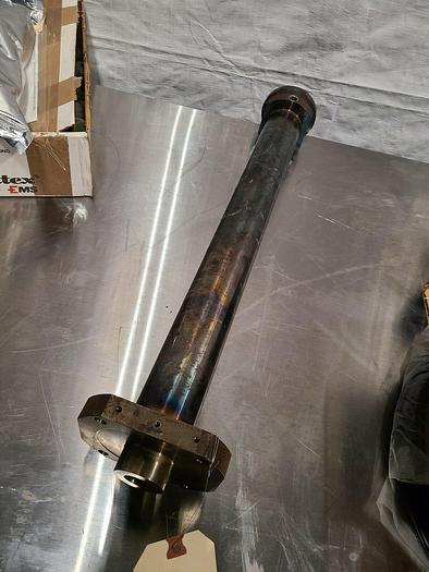 Used Screw & Barrel with Throat Assembly for Extruder Extruding Machine Complete Set